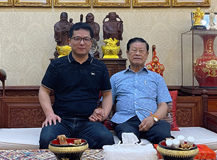 上海良時智能董事長凌建民前往老撾拜訪凌緒光(宋沙瓦．凌沙瓦)先生