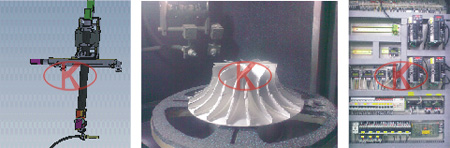 CNC4軸聯動數控噴丸強化設備